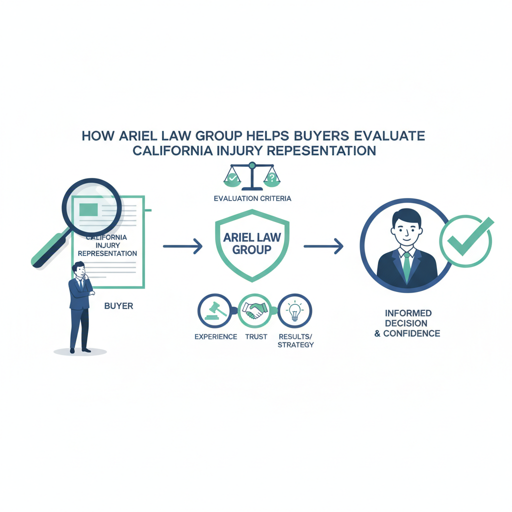How Ariel Law Group Helps Buyers Evaluate California Injury Representation