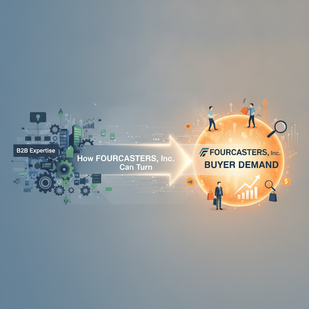 How FOURCASTERS, Inc. Can Turn B2B Expertise Into Buyer Demand