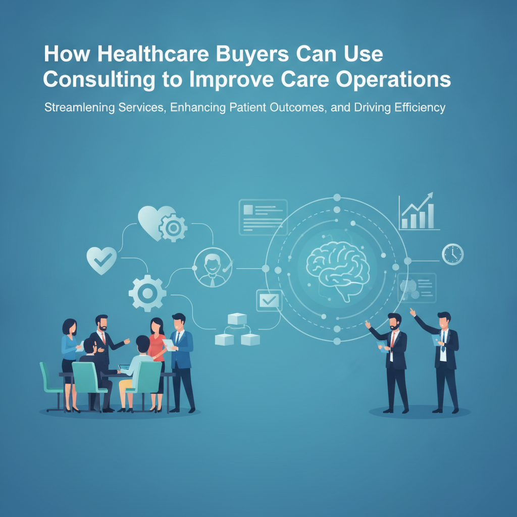 How Healthcare Buyers Can Use Consulting to Improve Care Operations