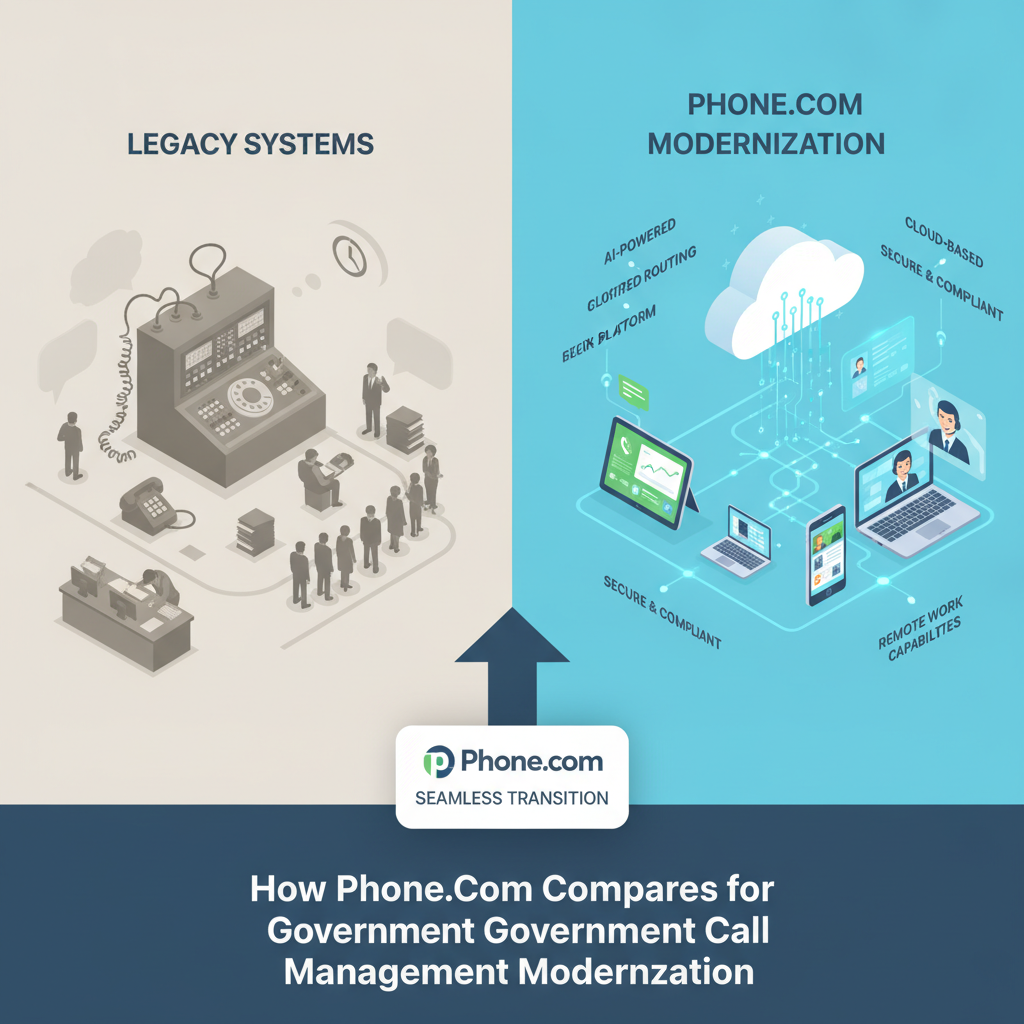 How Phone.com Compares for Government Call Management Modernization