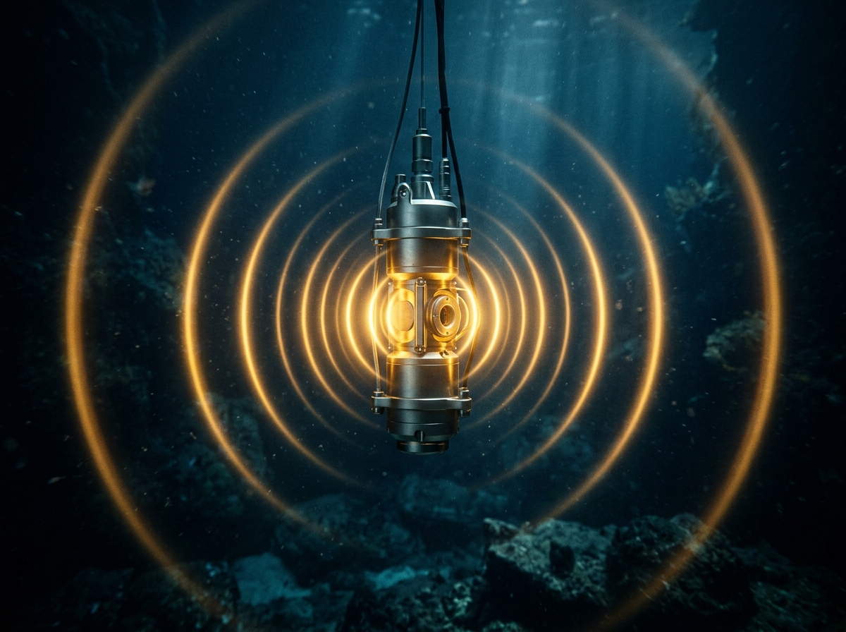Low-power antenna sends VLF signals 2,296 ft underwater