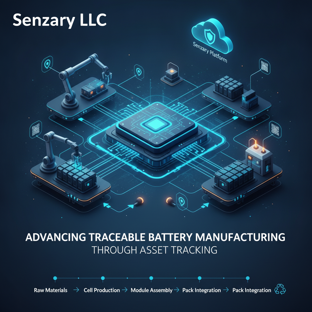 Senzary LLC Advances Traceable Battery Manufacturing Through Asset Tracking