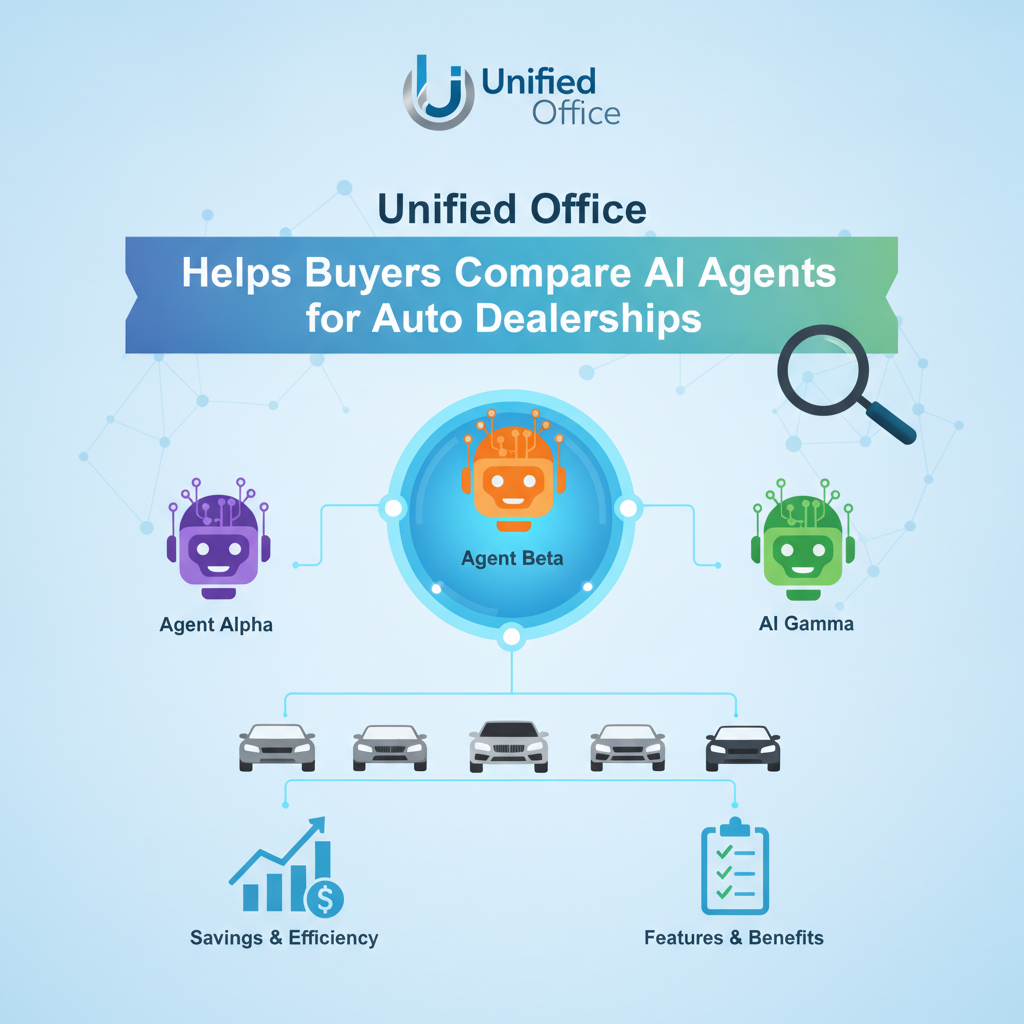 Unified Office Helps Buyers Compare AI Agents for Auto Dealerships